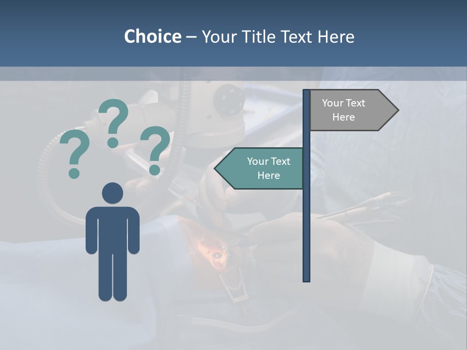 Caucasian Male Operating PowerPoint Template