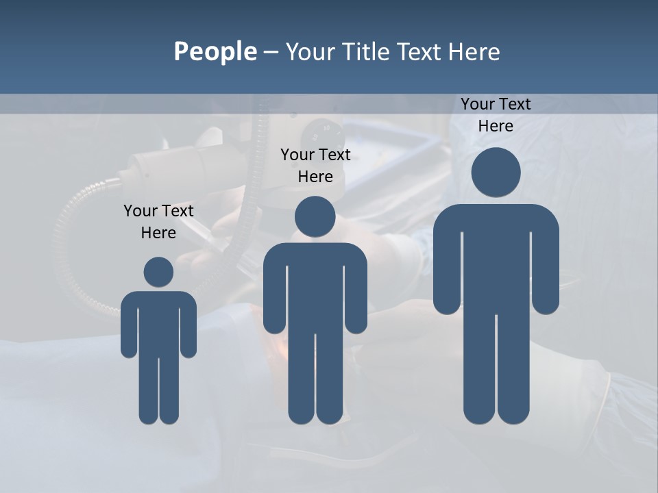 Caucasian Male Operating PowerPoint Template