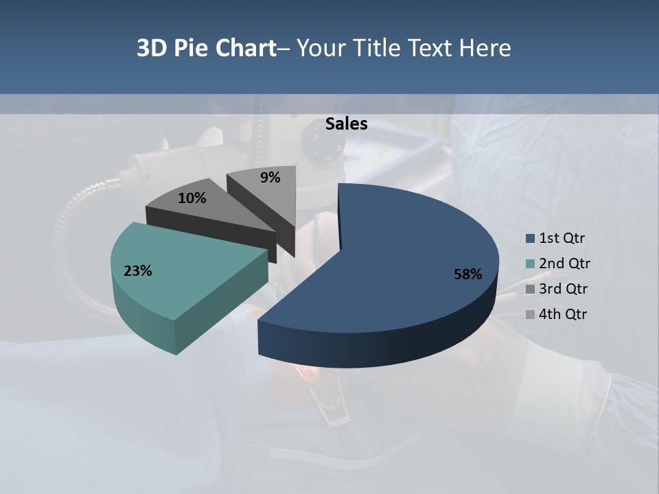 Caucasian Male Operating PowerPoint Template