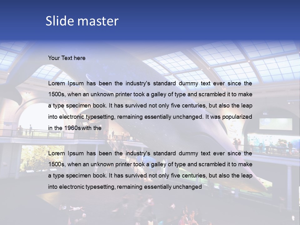 Old Whale Ape PowerPoint Template