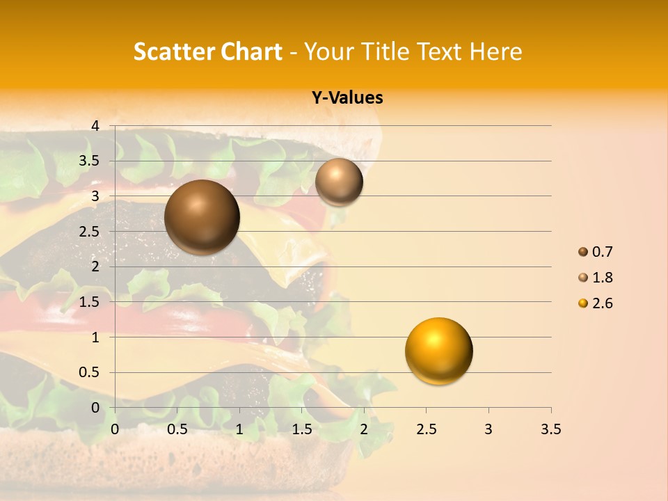 Leaf Tomato Burger PowerPoint Template