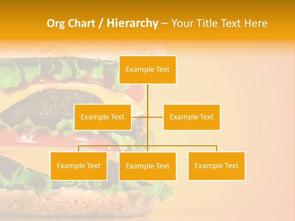 Leaf Tomato Burger PowerPoint Template