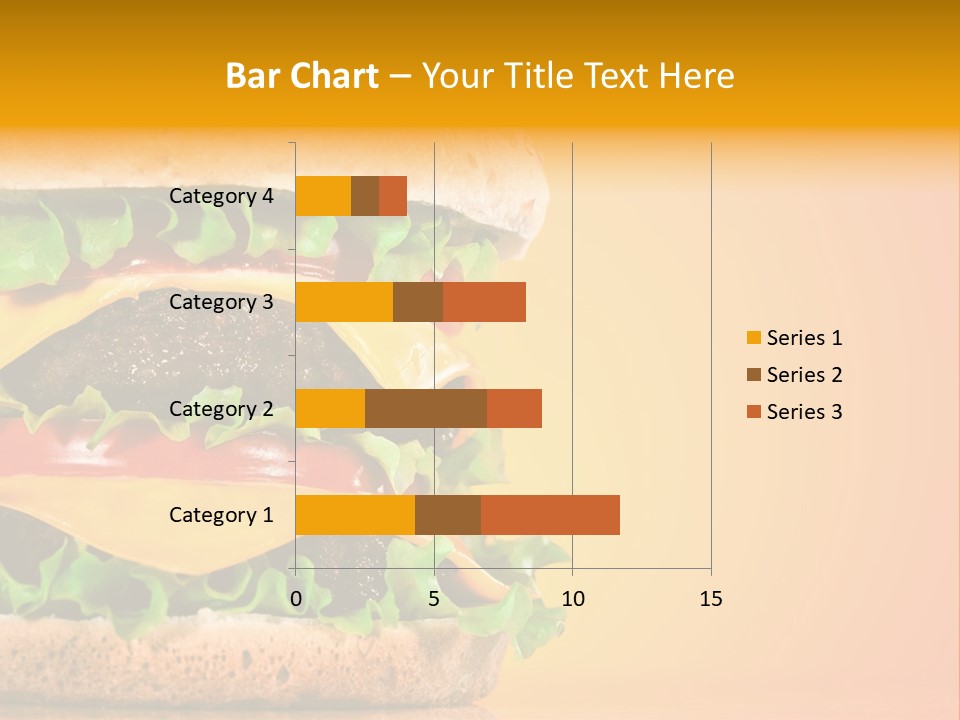 Leaf Tomato Burger PowerPoint Template
