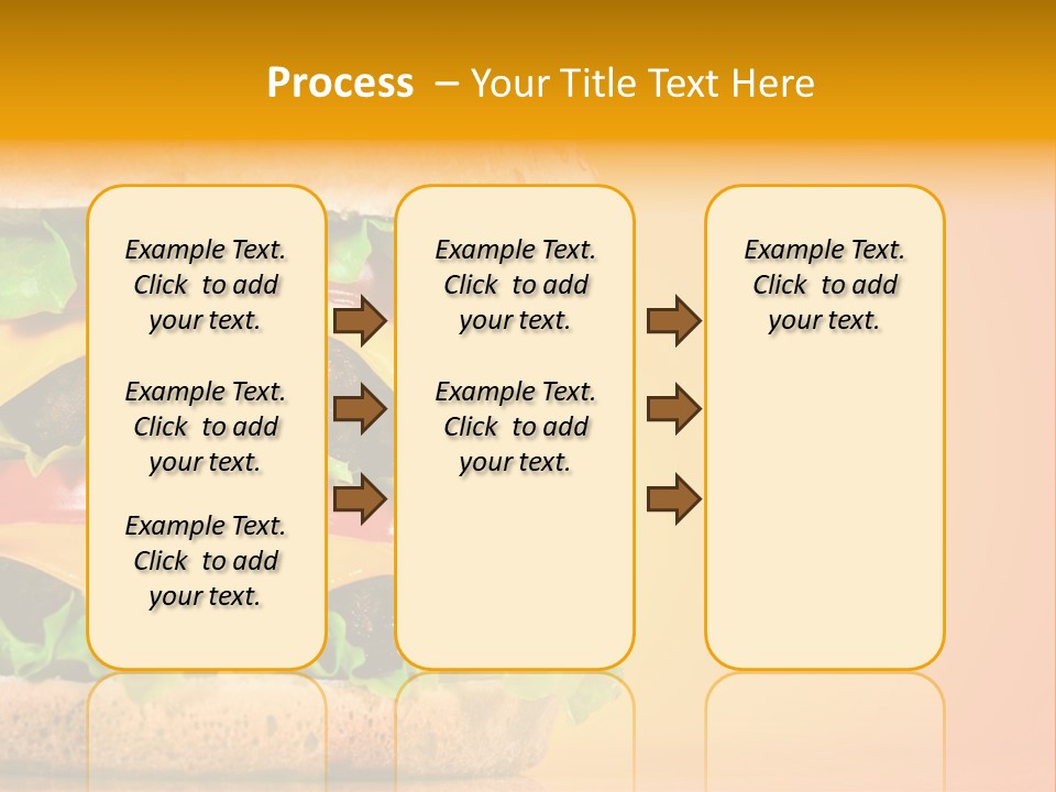 Leaf Tomato Burger PowerPoint Template