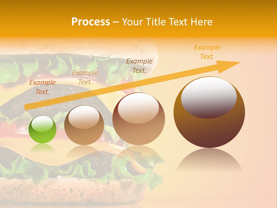 Leaf Tomato Burger PowerPoint Template