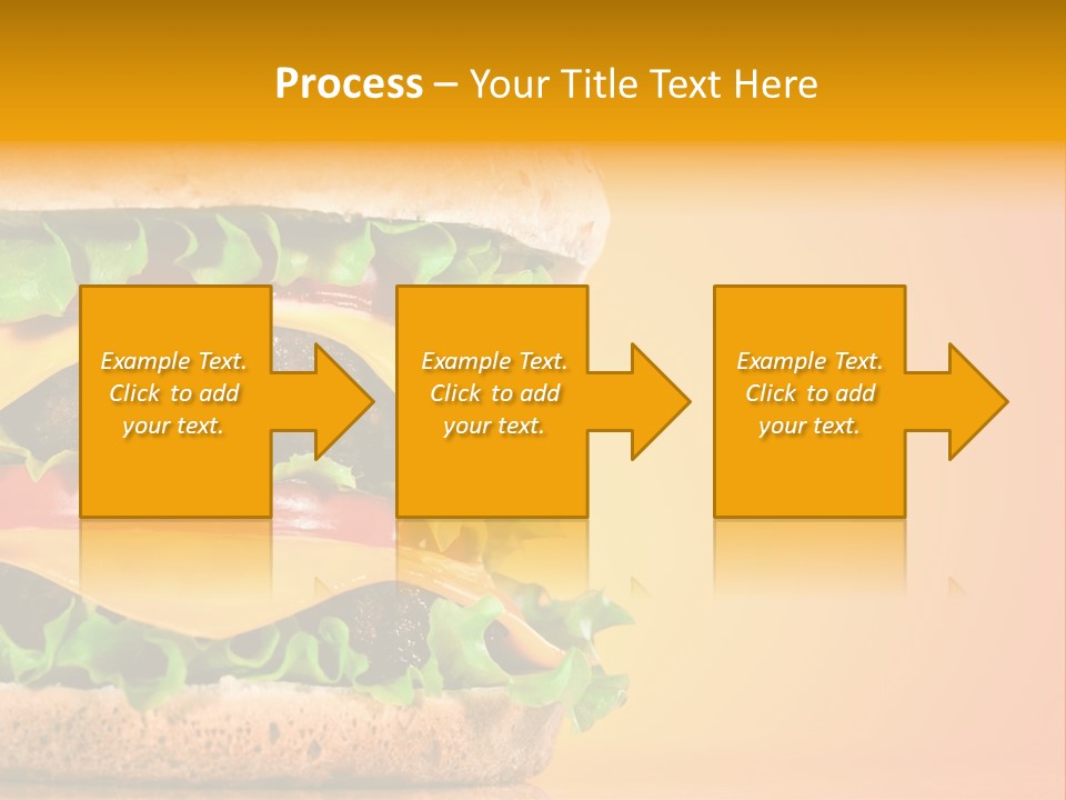 Leaf Tomato Burger PowerPoint Template