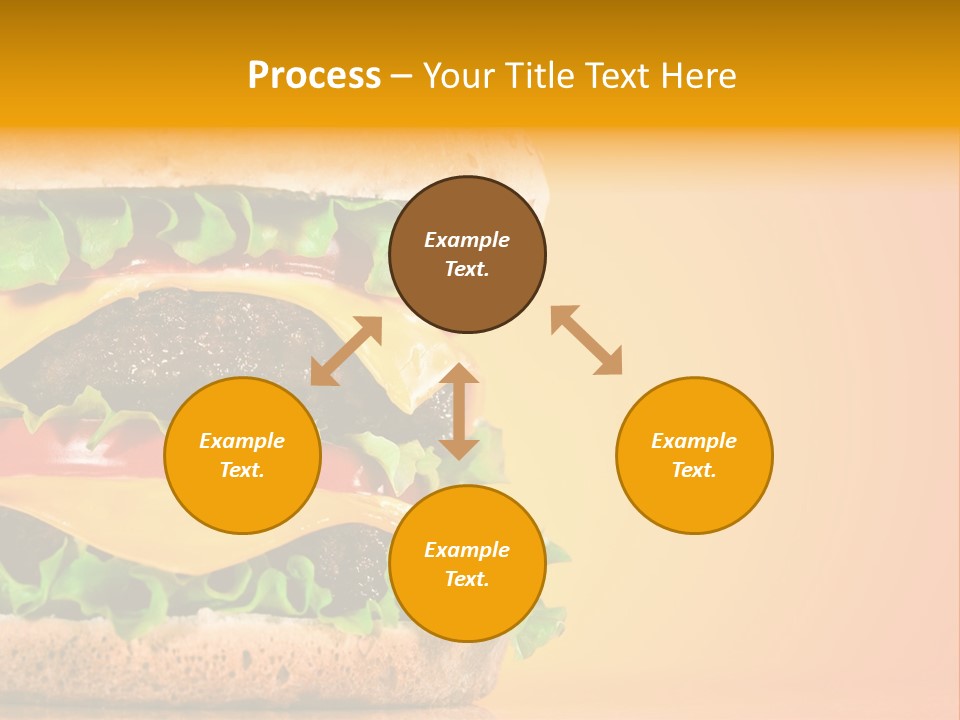 Leaf Tomato Burger PowerPoint Template