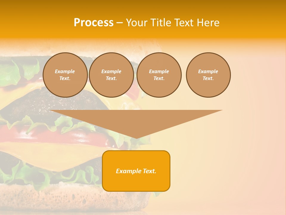 Leaf Tomato Burger PowerPoint Template