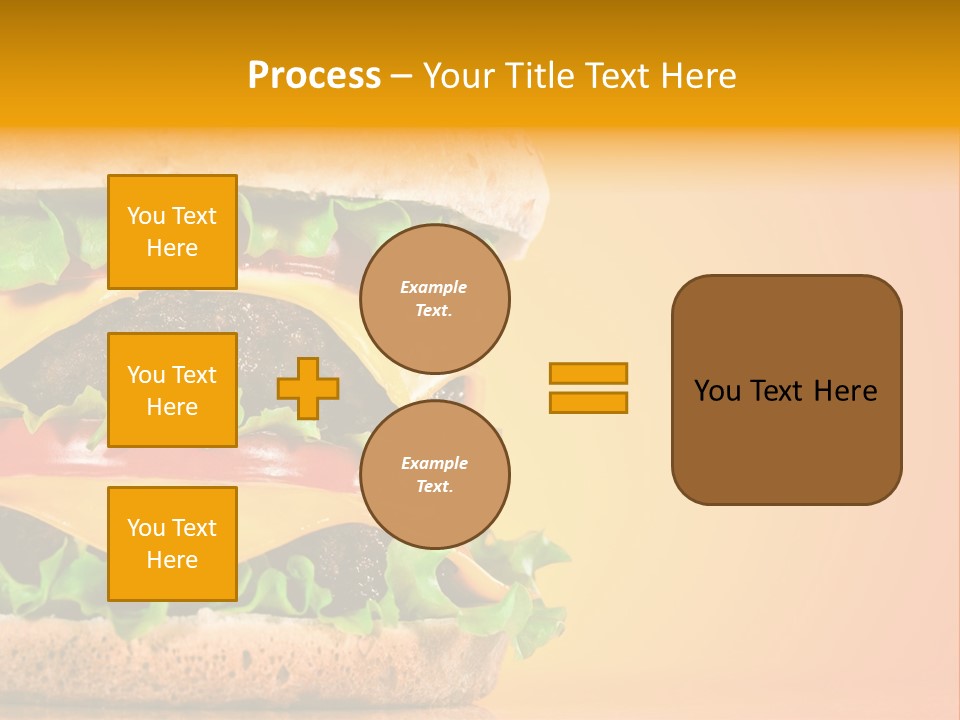 Leaf Tomato Burger PowerPoint Template