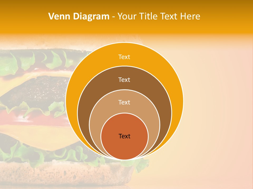 Leaf Tomato Burger PowerPoint Template