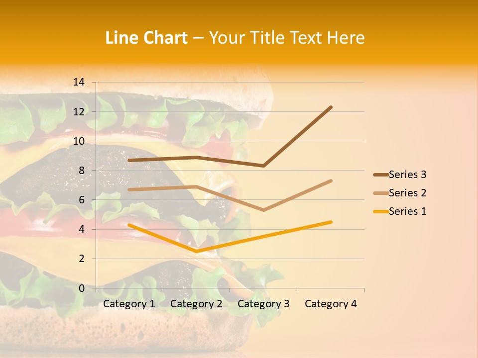 Leaf Tomato Burger PowerPoint Template