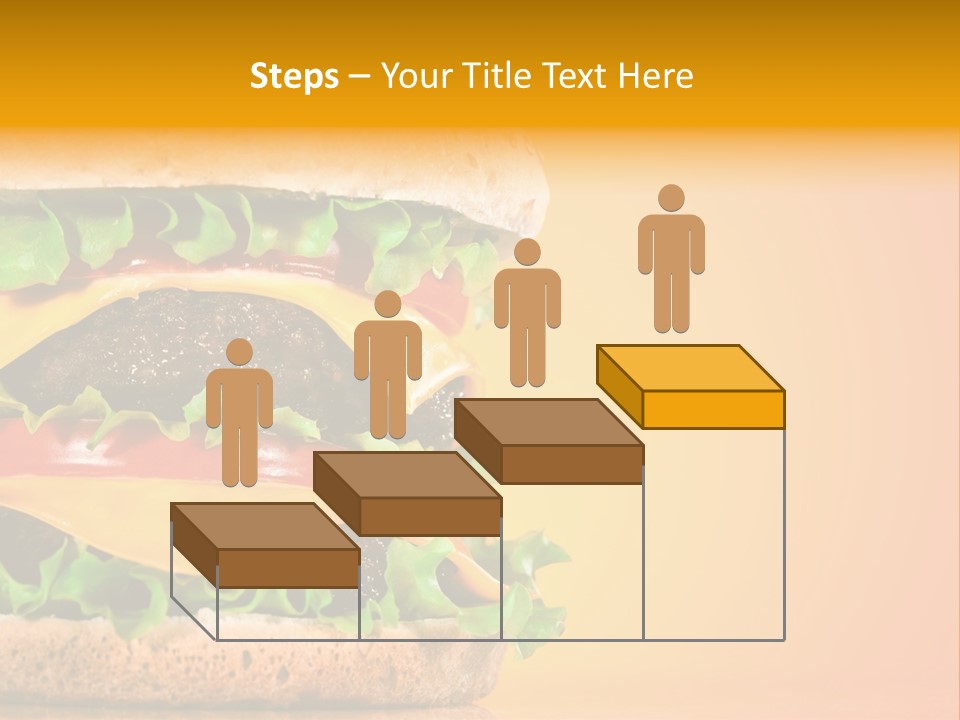 Leaf Tomato Burger PowerPoint Template