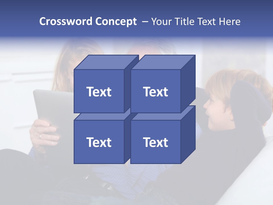 Generation Boy Tablet PowerPoint Template