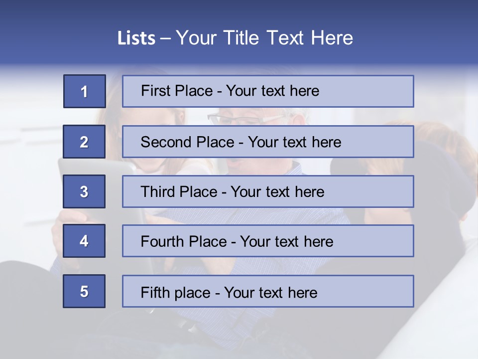 Generation Boy Tablet PowerPoint Template