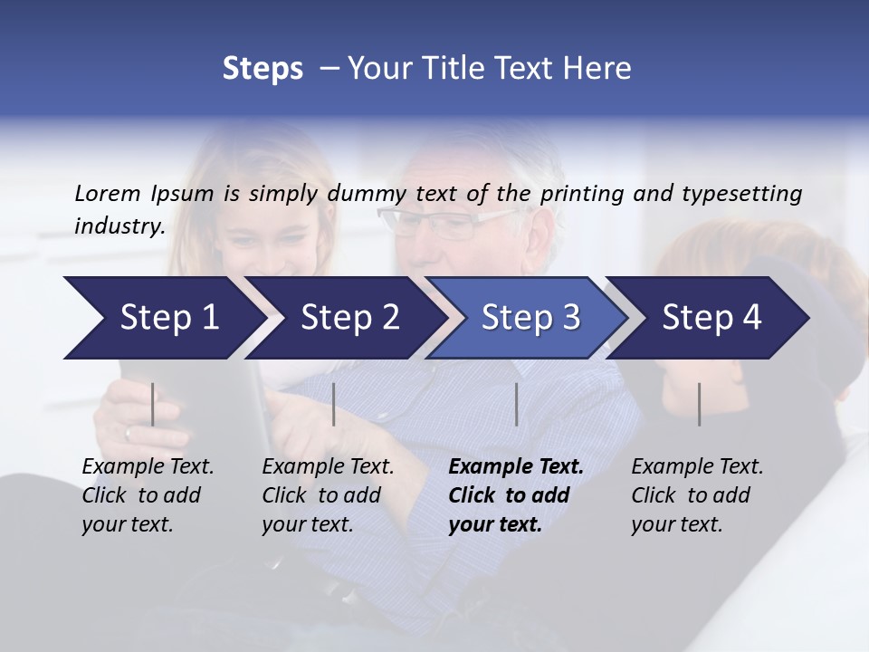 Generation Boy Tablet PowerPoint Template