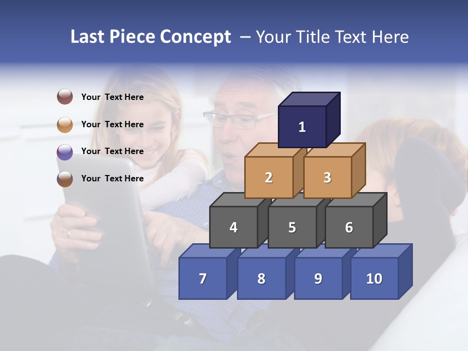 Generation Boy Tablet PowerPoint Template