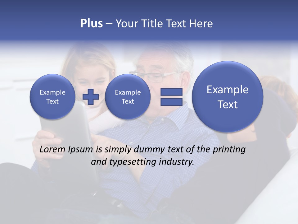 Generation Boy Tablet PowerPoint Template