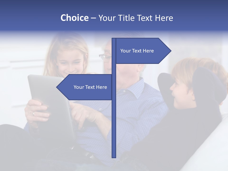 Generation Boy Tablet PowerPoint Template