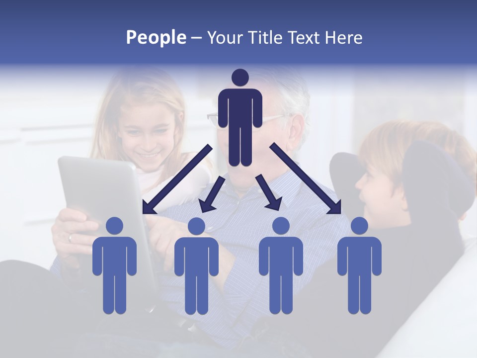 Generation Boy Tablet PowerPoint Template