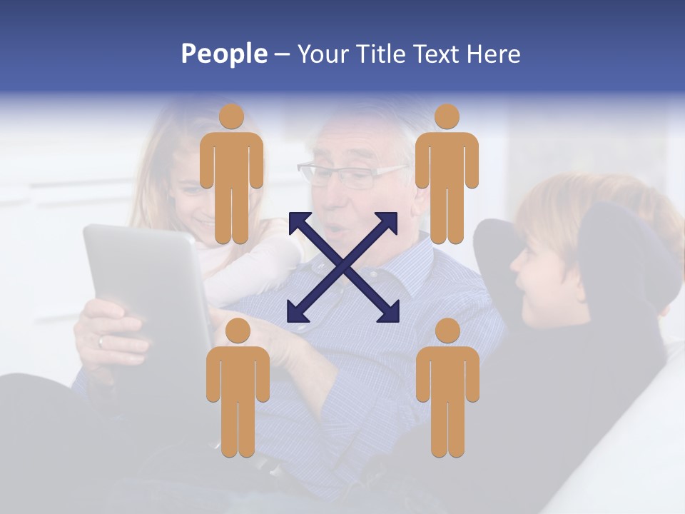 Generation Boy Tablet PowerPoint Template