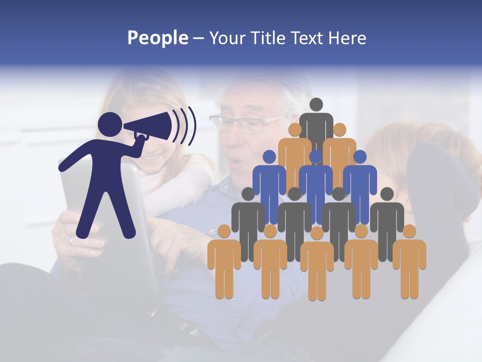 Generation Boy Tablet PowerPoint Template