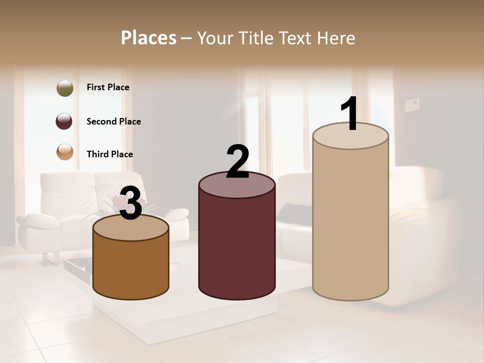 Stylish Home Image PowerPoint Template