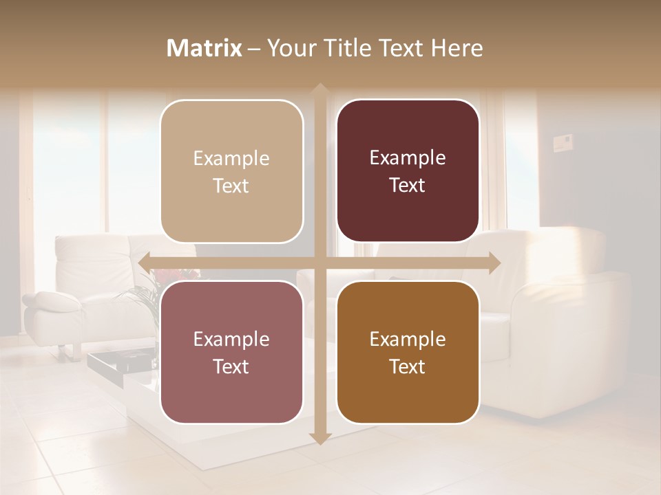 Stylish Home Image PowerPoint Template