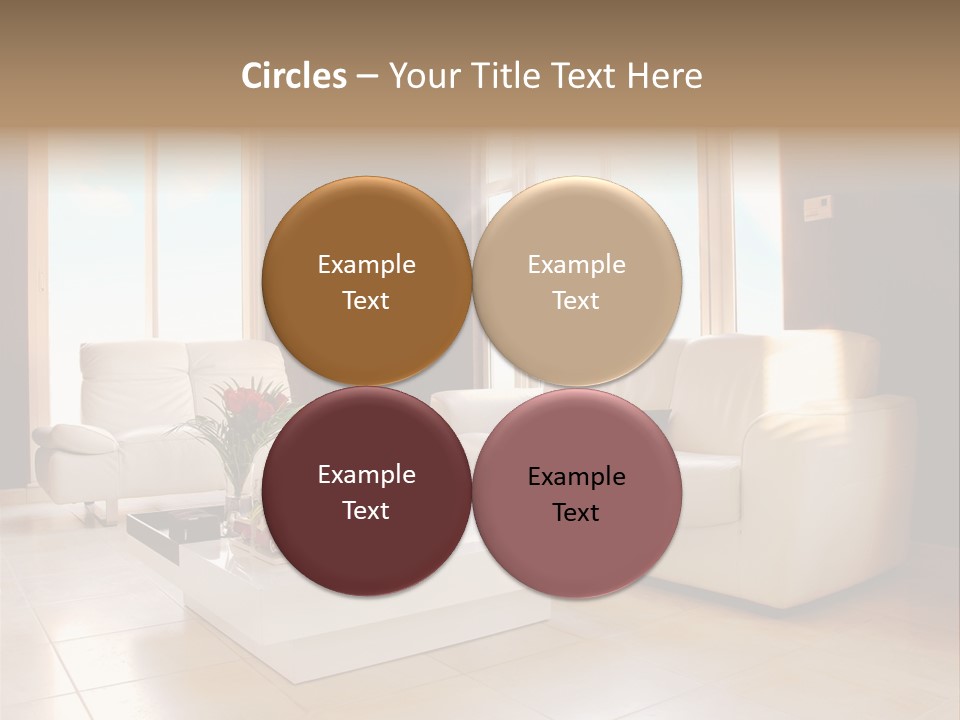 Stylish Home Image PowerPoint Template