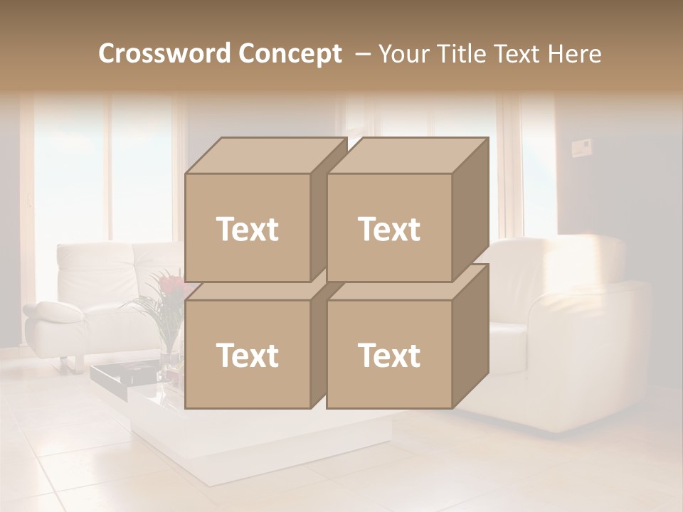 Stylish Home Image PowerPoint Template