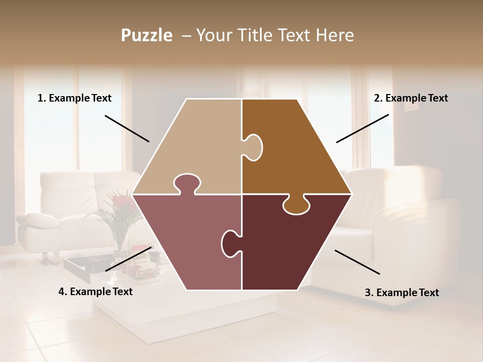 Stylish Home Image PowerPoint Template
