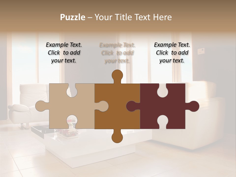 Stylish Home Image PowerPoint Template