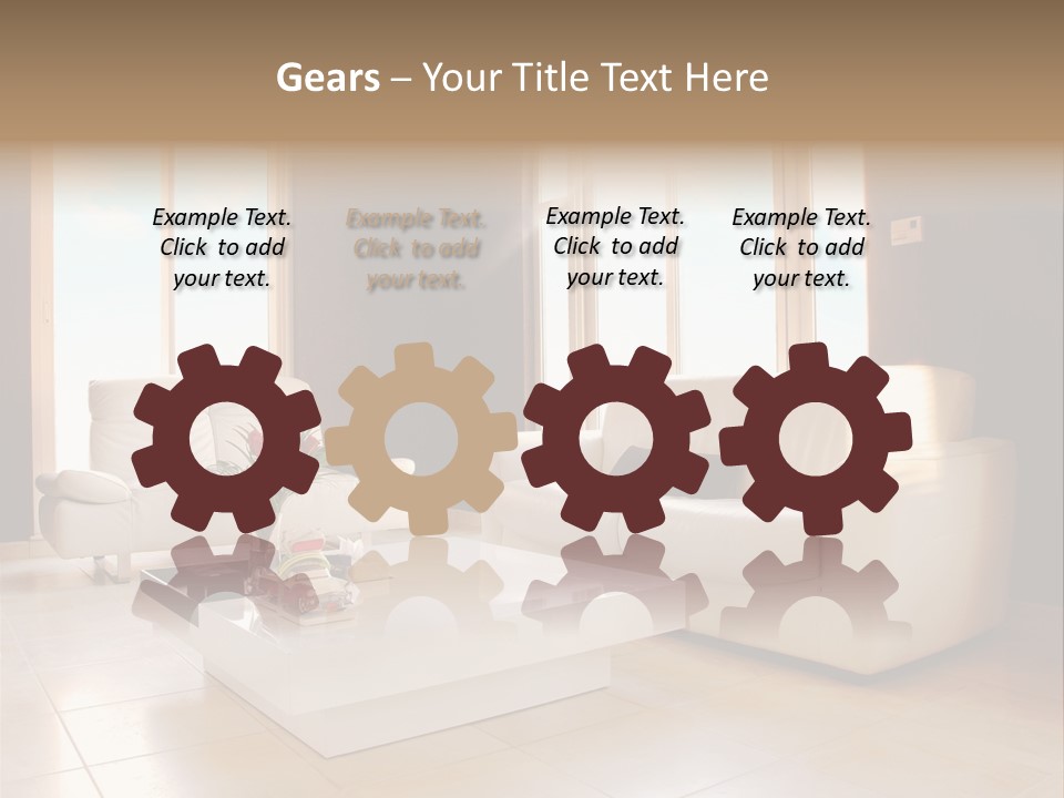 Stylish Home Image PowerPoint Template