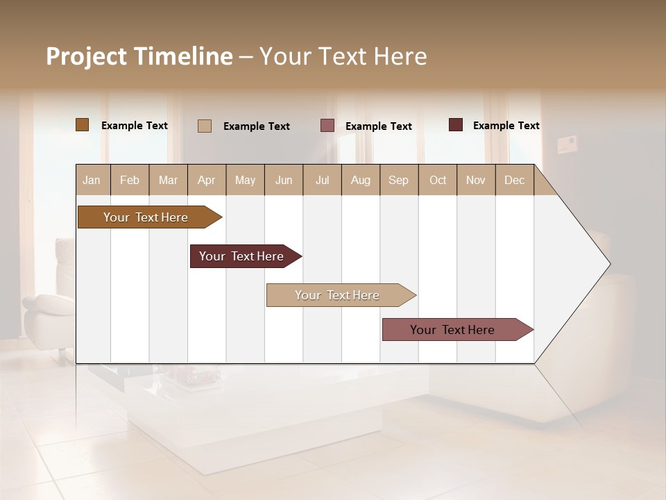 Stylish Home Image PowerPoint Template