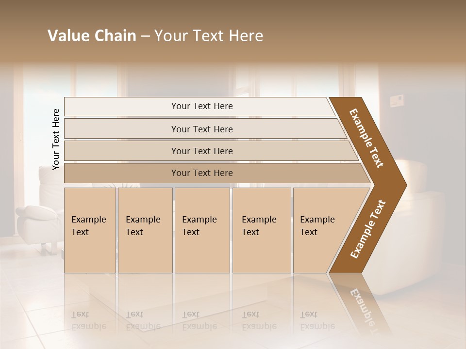 Stylish Home Image PowerPoint Template