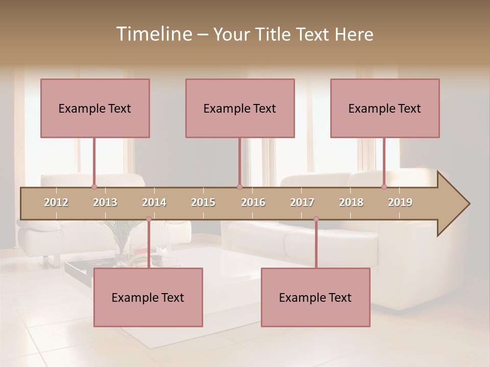 Stylish Home Image PowerPoint Template