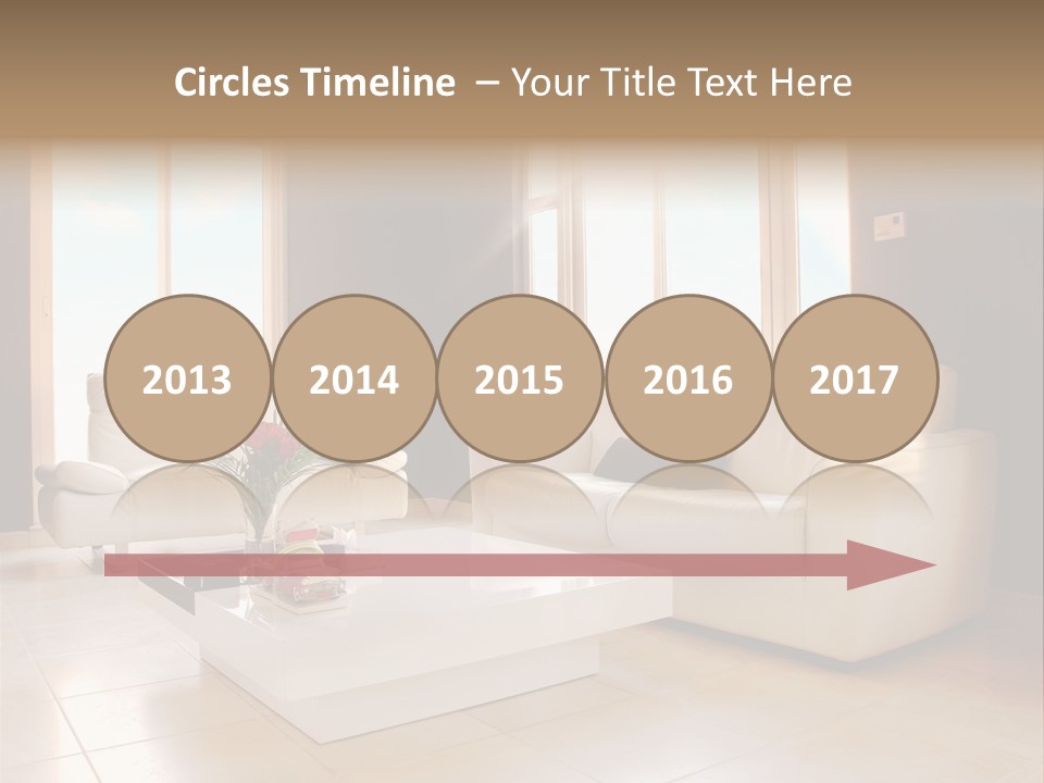 Stylish Home Image PowerPoint Template