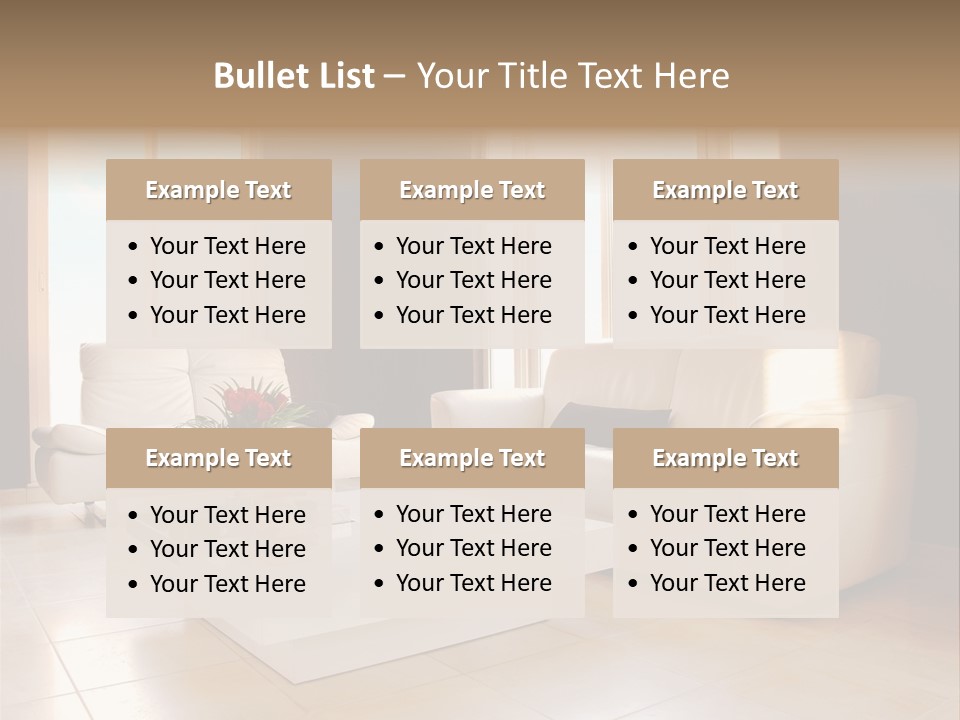 Stylish Home Image PowerPoint Template