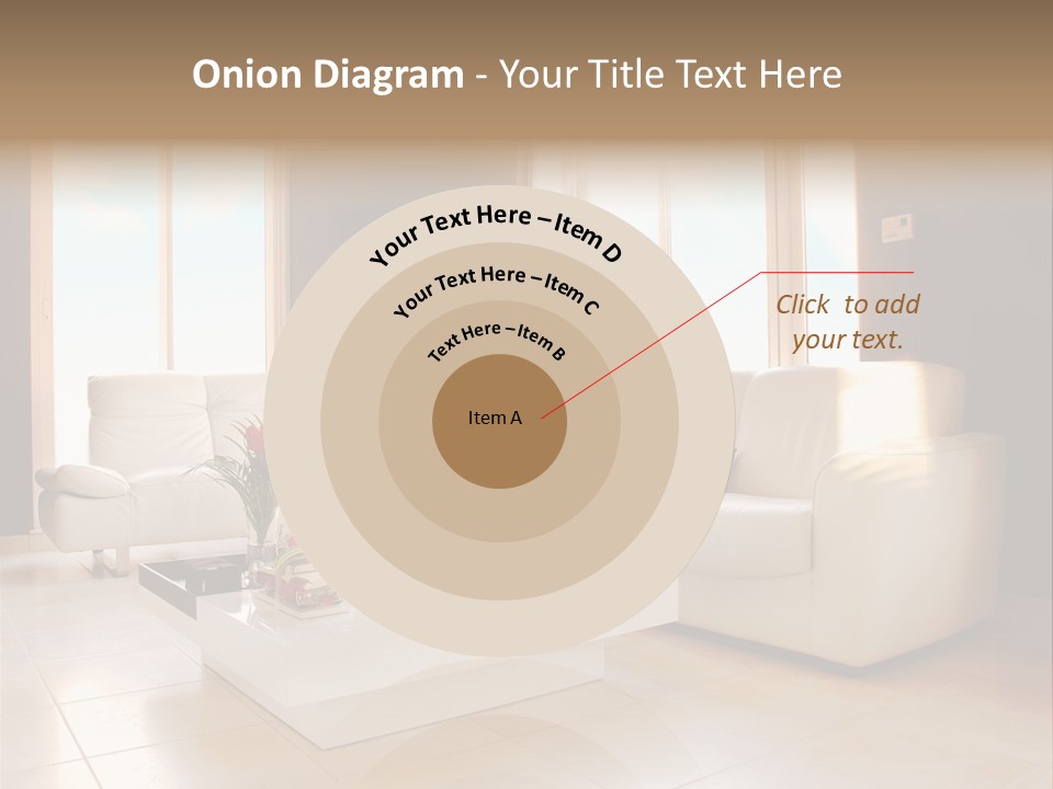 Stylish Home Image PowerPoint Template