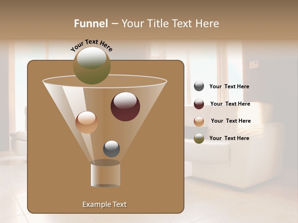 Stylish Home Image PowerPoint Template