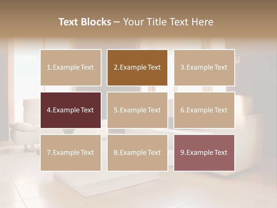 Stylish Home Image PowerPoint Template