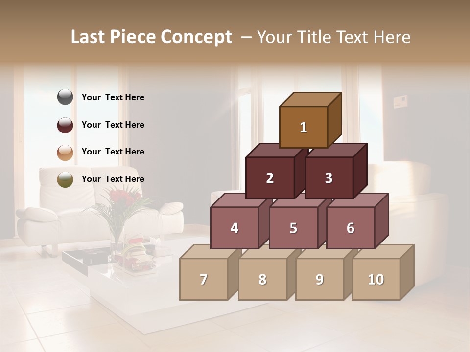 Stylish Home Image PowerPoint Template