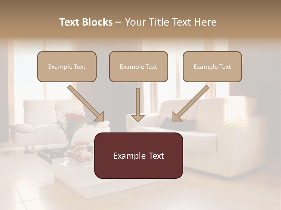 Stylish Home Image PowerPoint Template