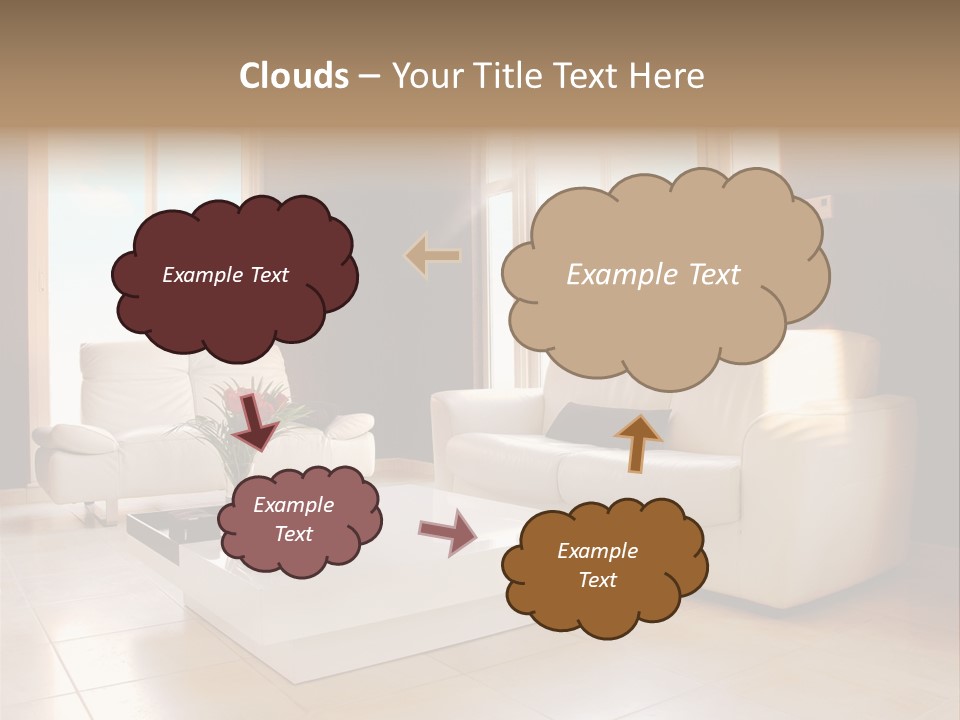 Stylish Home Image PowerPoint Template