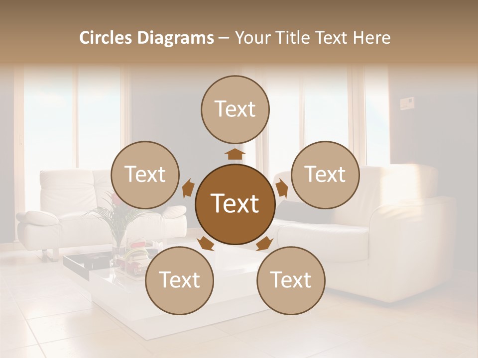 Stylish Home Image PowerPoint Template