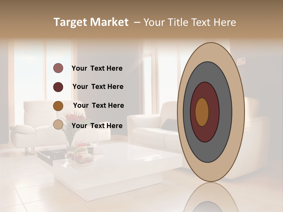 Stylish Home Image PowerPoint Template