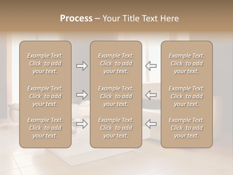 Stylish Home Image PowerPoint Template
