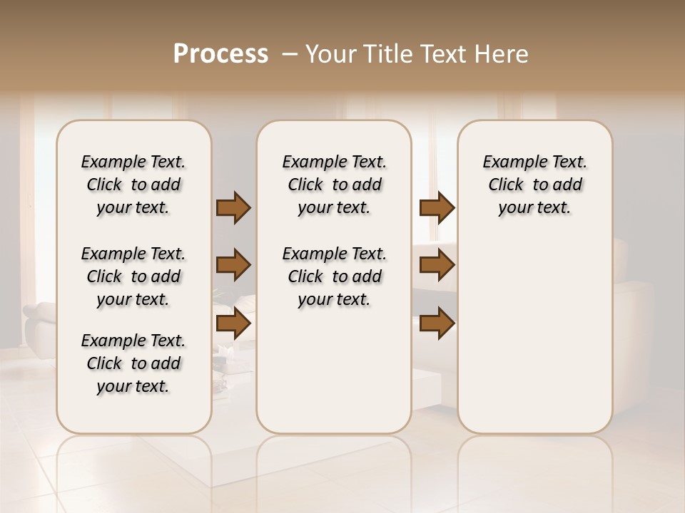 Stylish Home Image PowerPoint Template