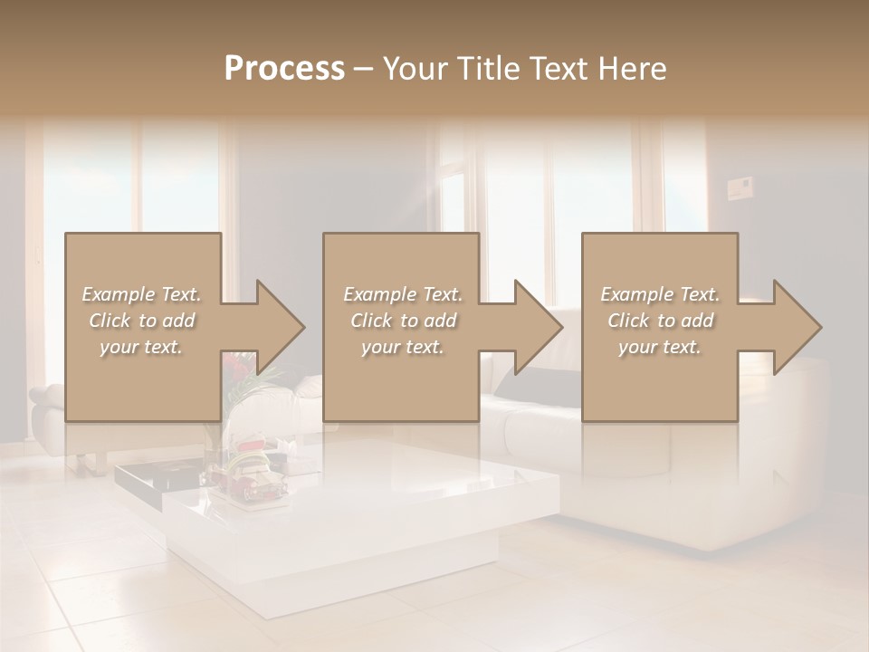 Stylish Home Image PowerPoint Template