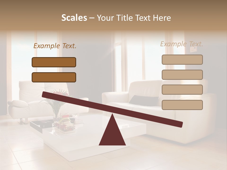 Stylish Home Image PowerPoint Template