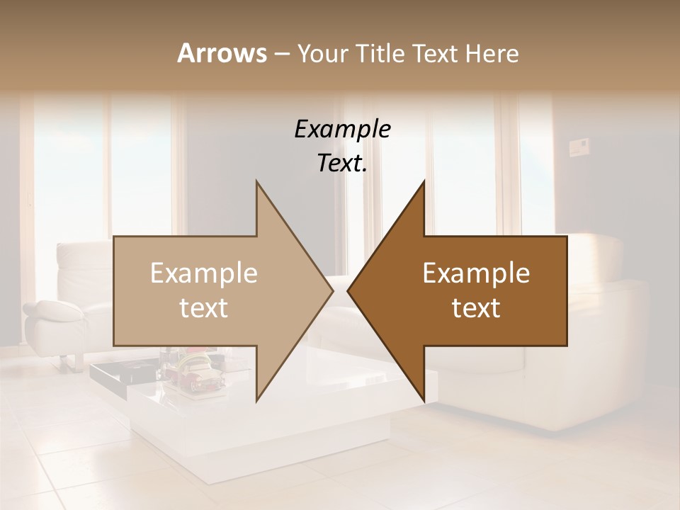 Stylish Home Image PowerPoint Template